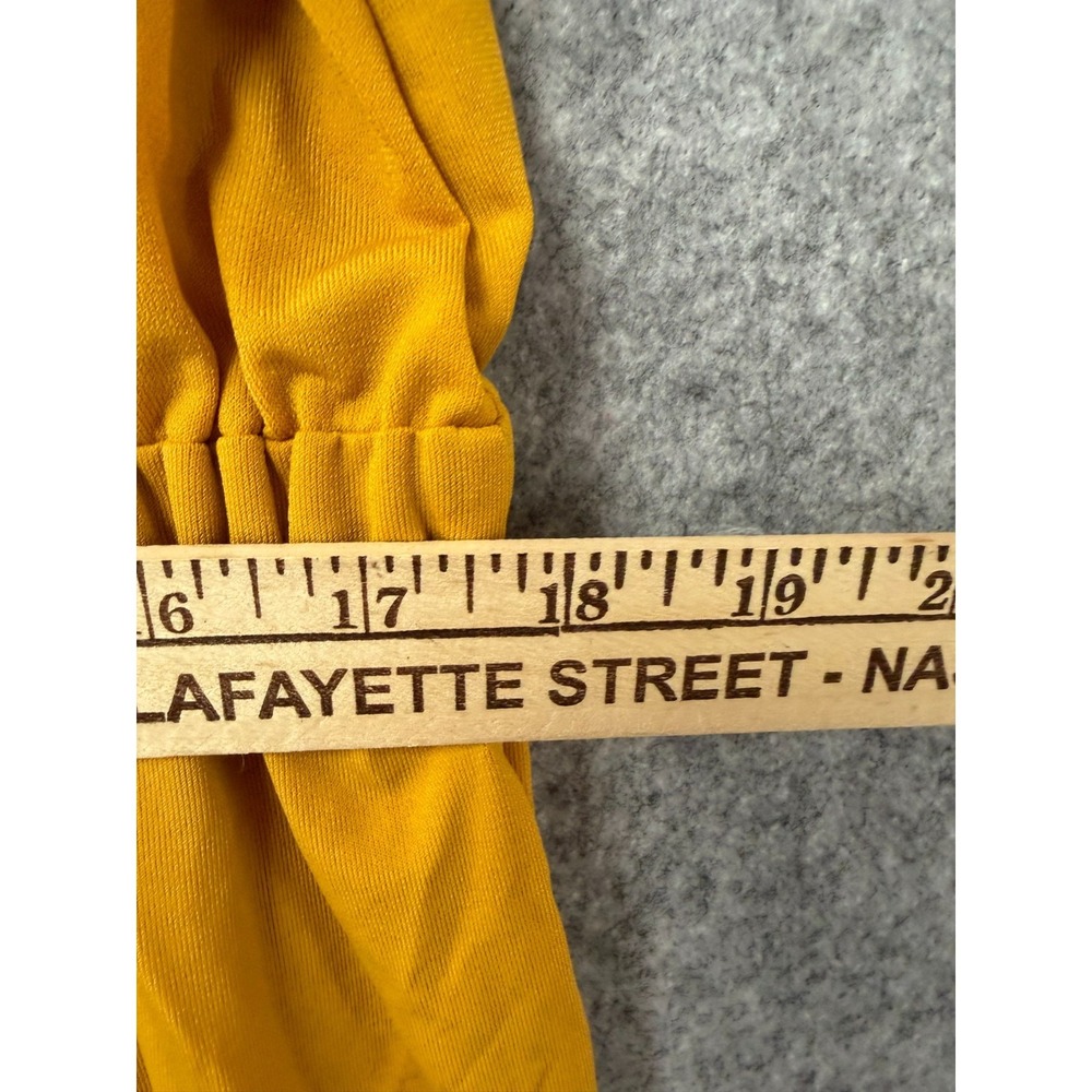 Fashion Nova Women's Capri Strapless Jumpsuit Yellow Size 3X - Picture 5 of 10